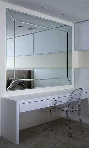 Espelho bisotado para quarto Espelho bisotado para quarto